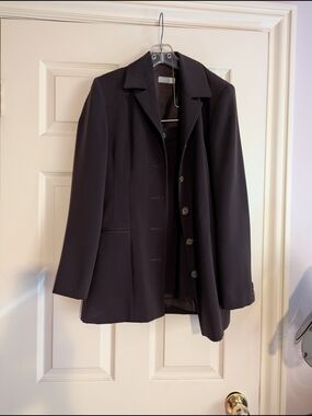 Esprit Women's Brown Tailored Single-Breasted Blazer